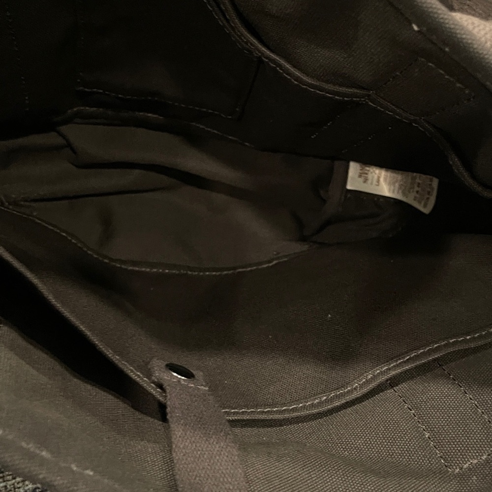 Land's End Camouflage Tote Bag - Black, Green & Gray. - Picture 5 of 9
